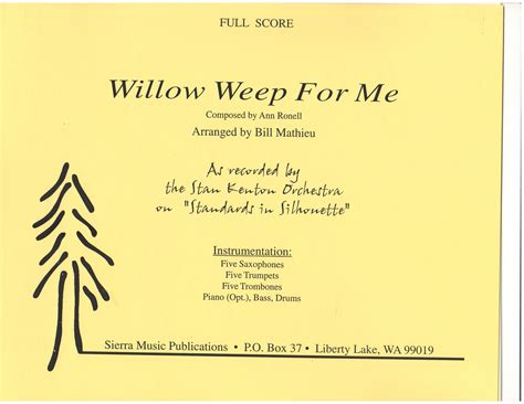  Willow Weep for Me - En melankolisk ballad som dansar på gränsen mellan lycka och sorg